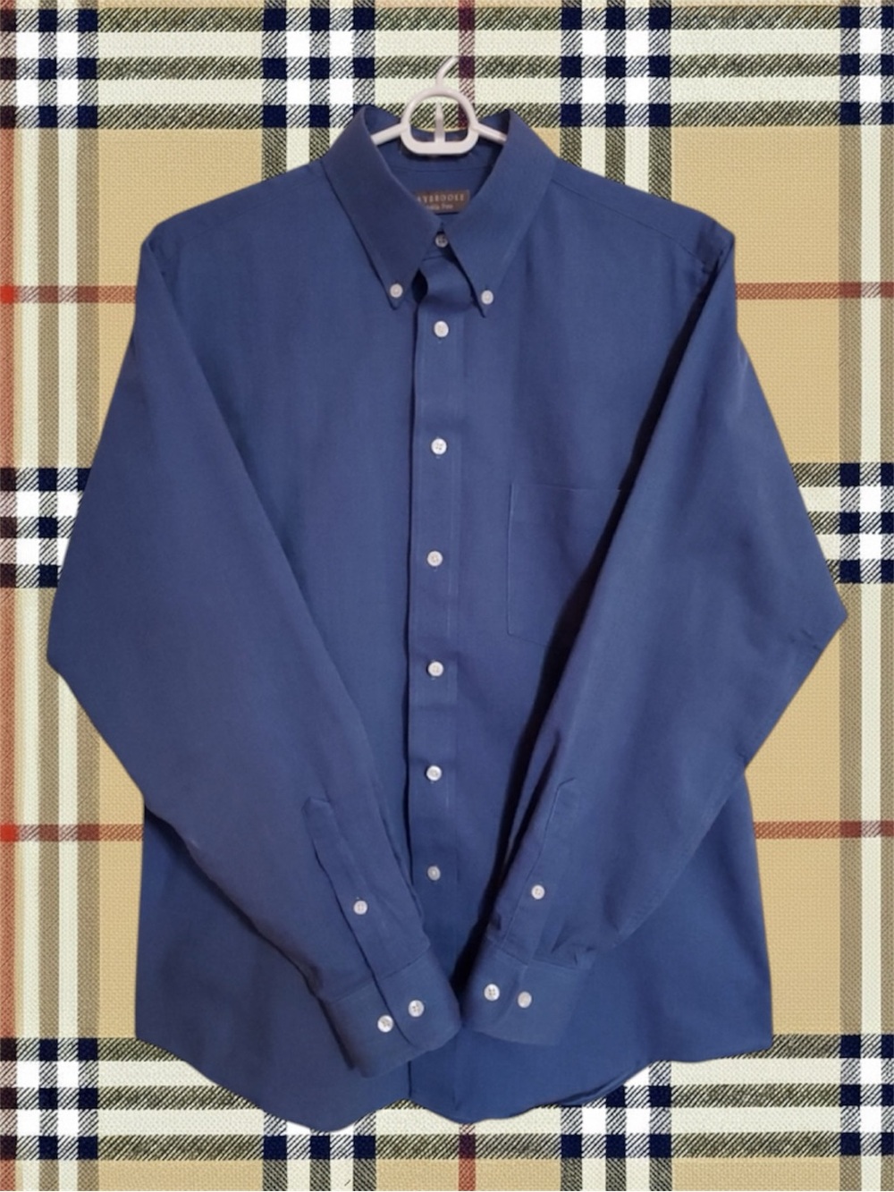 Vintage Claybrooke Y2K Classic Preppy Quiet Luxury Minimalist Shirt 15.5-34/35